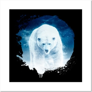 Polar Bear Animal Wildlife Nature Adventure Winter Cold Arctic Posters and Art